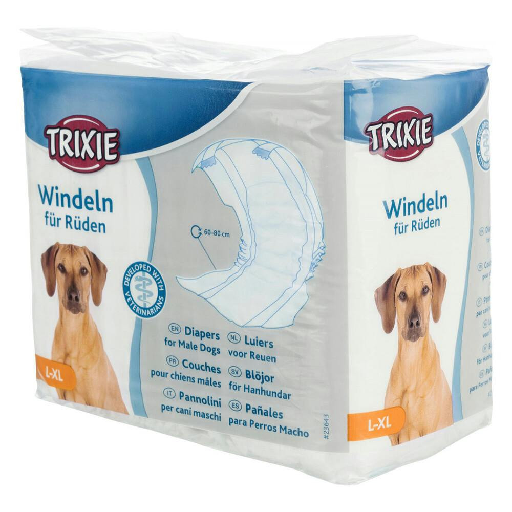 Pañales desechables para perros Trixie talla L-XL (12 unidades)