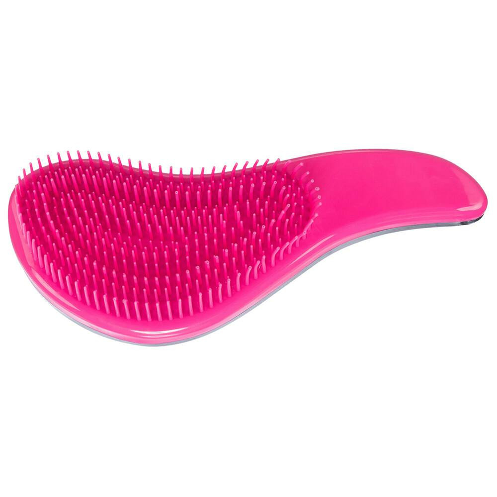 Cepillo suave para gatos 19 cm rosa y negro