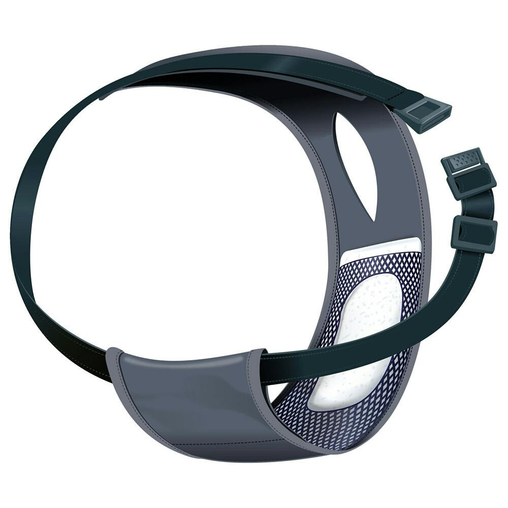 Hygienic underwear for female dogs with elastic waist and clip fastening