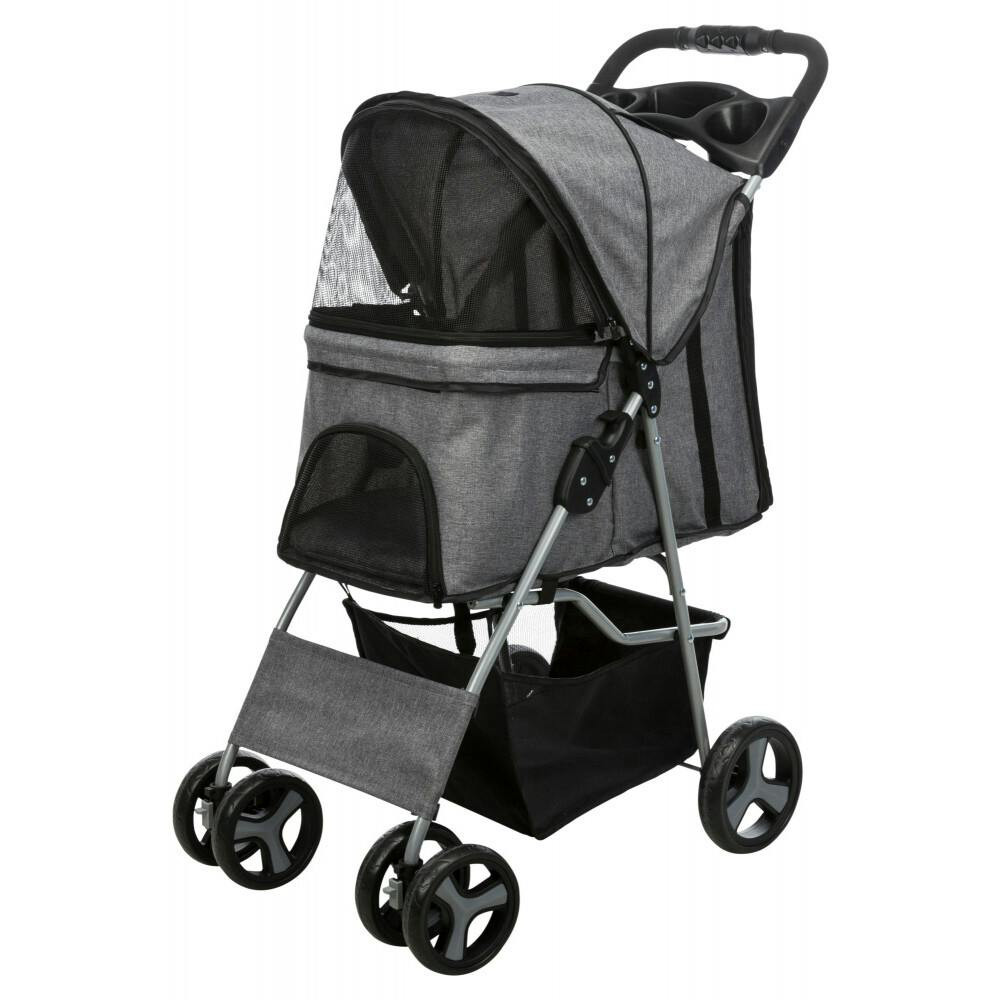 Buggy Friends On Tour carrito plegable para perros y gatos gris