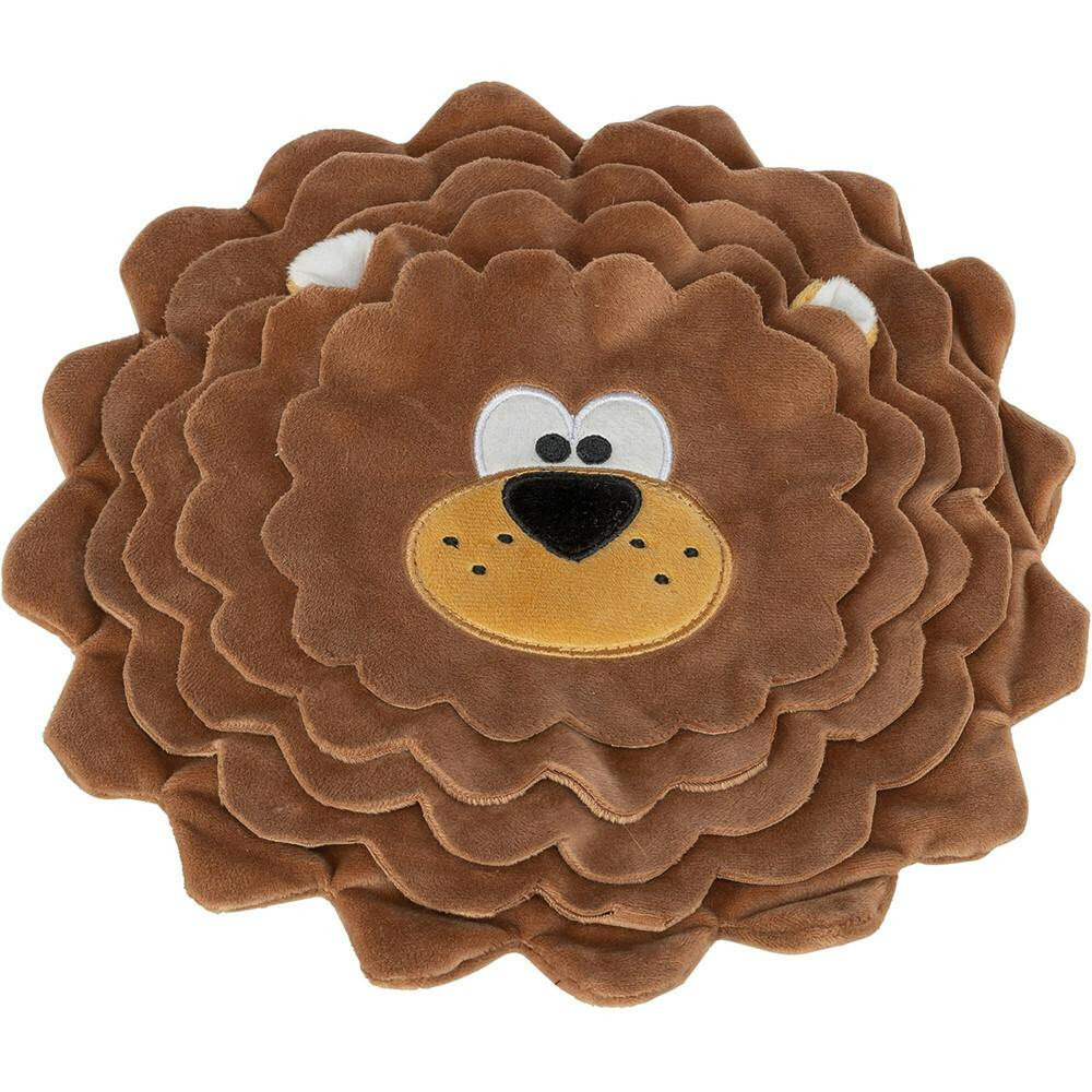 Juguete de peluche Snack-Lion con bolsillos para snacks