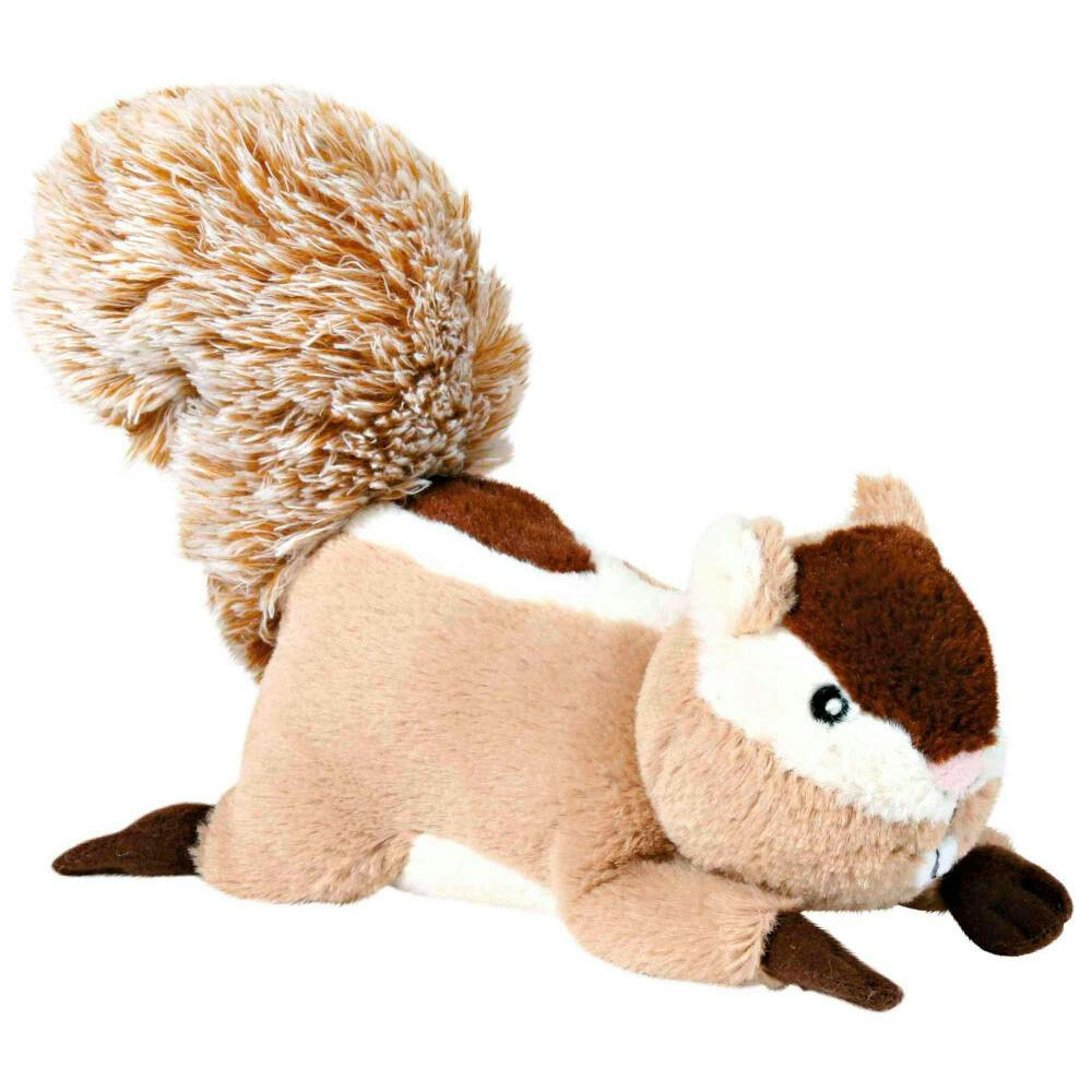 Ardilla de peluche con sonido para perros 24 cm