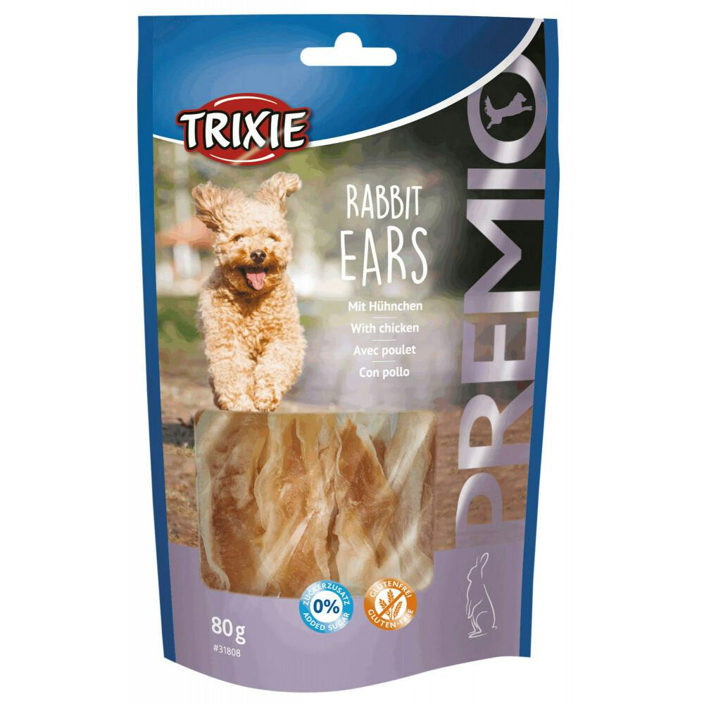 Dog snacks rabbit ears and chicken 80 g