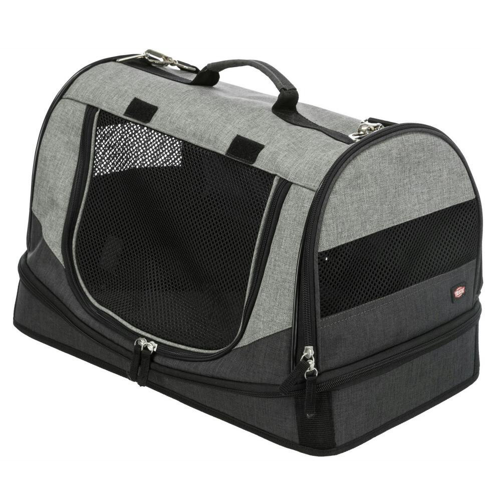 Transport./Cama Holly 30X30X50 Cm (Preto/Cinza) - TX28940