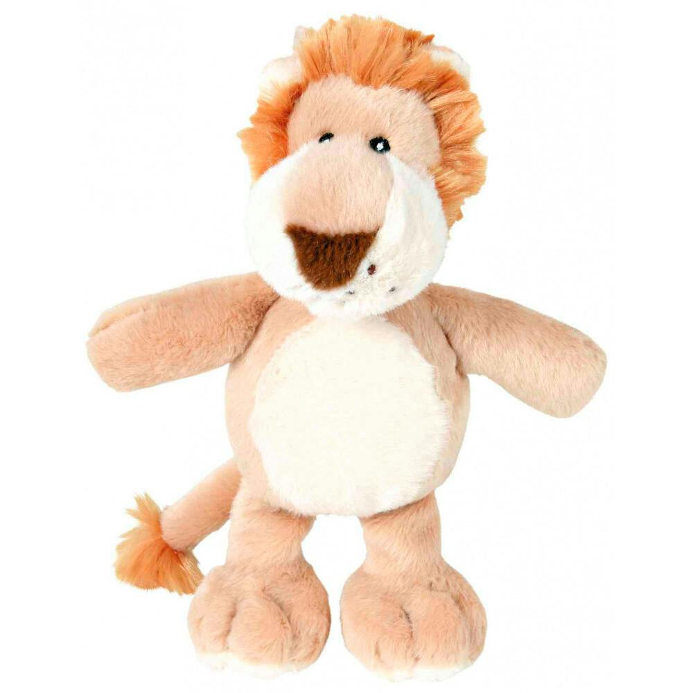 Peluche de león con sonido para perro 22 cm