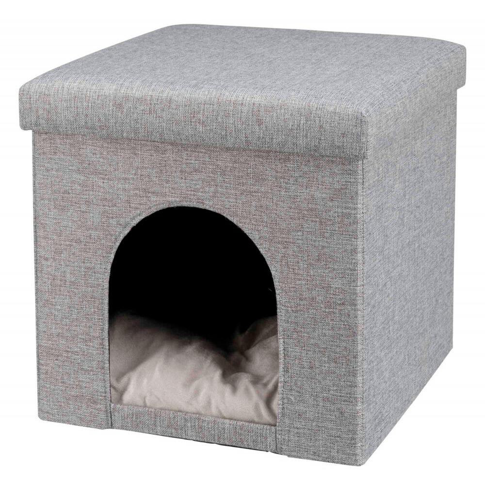 Gruta Alois para gato 38 x 40 x 38 cm (gris)