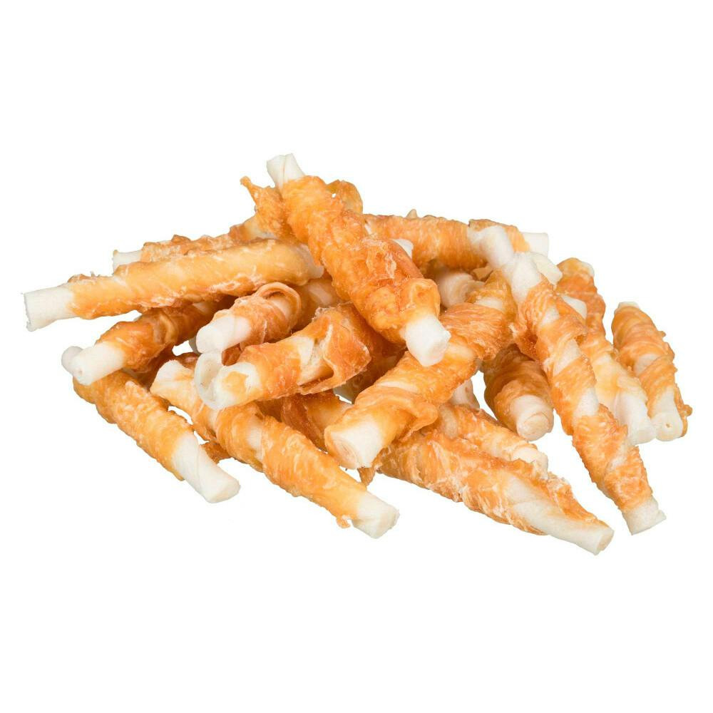 Mini rollos dentales con pollo para perros