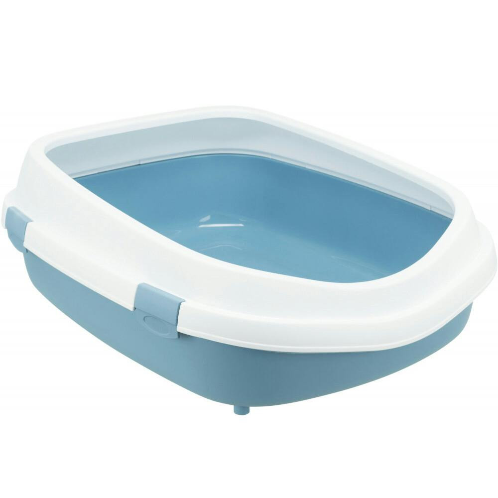 Bandeja sanitaria Primo XXL cerrada para gato (azul/blanco)