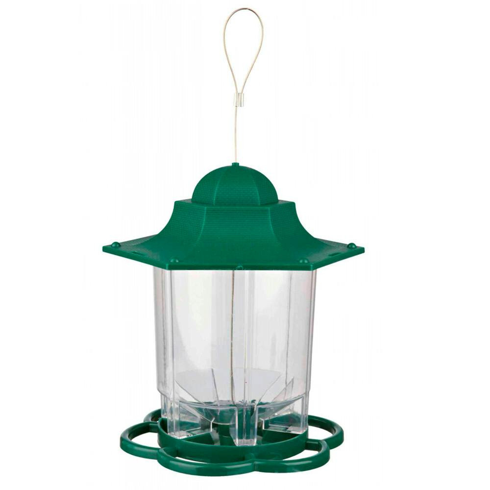 Comedero automático linterna para aves 22 cm 1400 ml