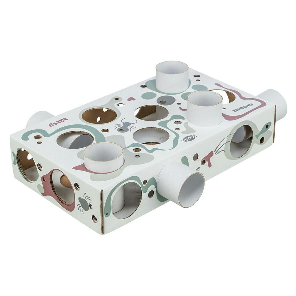 Caja de juego Paw'N'Treats de cartón para gatos