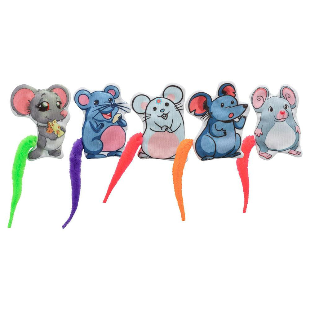 Raton de tela con catnip 7,5 cm