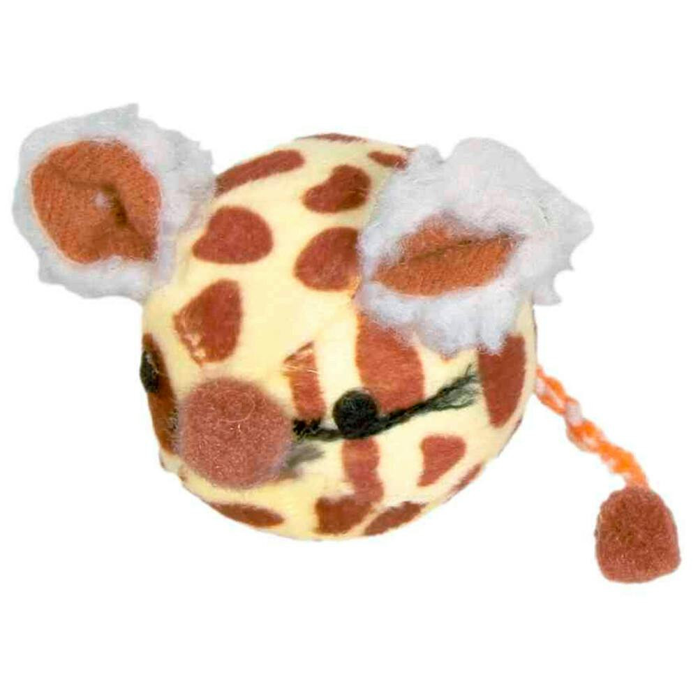 Pelota ratón de peluche con catnip, pack de 36