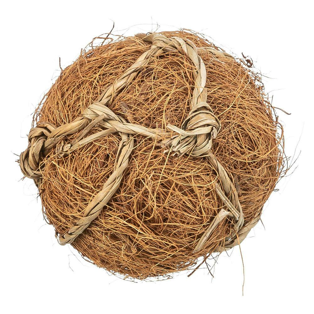 Natural coconut fiber and seaweed ball for rodents