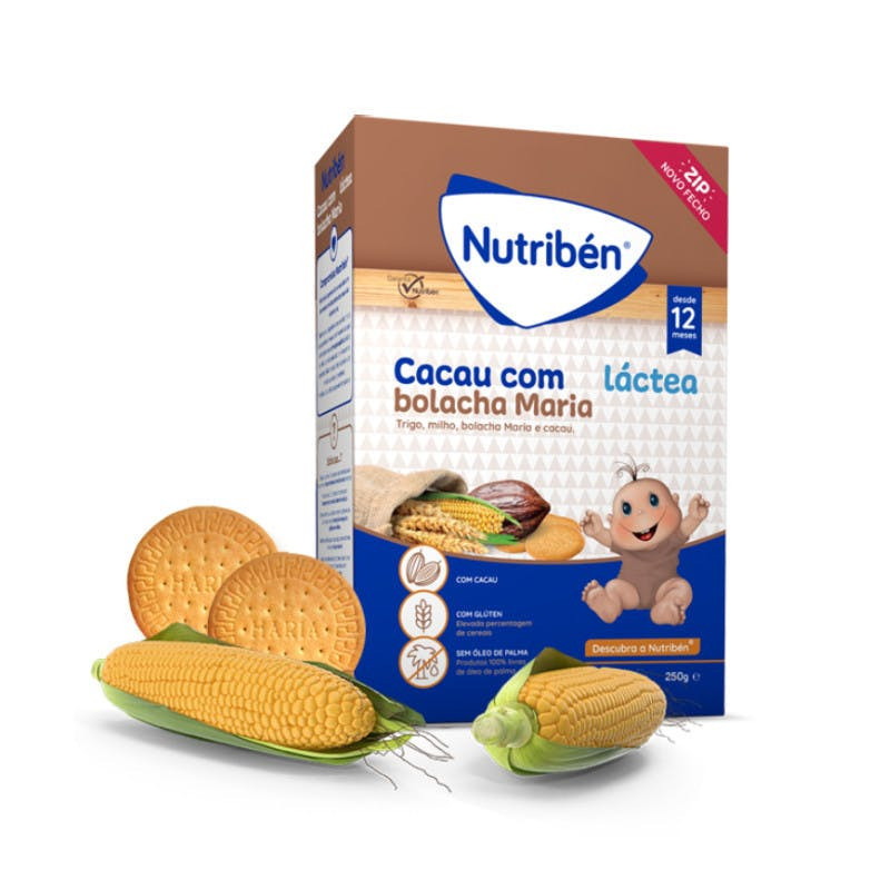 Papilla láctea cacao con galleta Maria 250 g