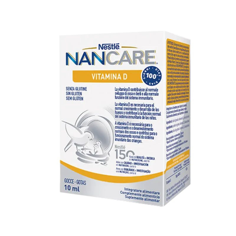 Vitamin D drops 10ml for infants - liquid supplement for bone development and immunity