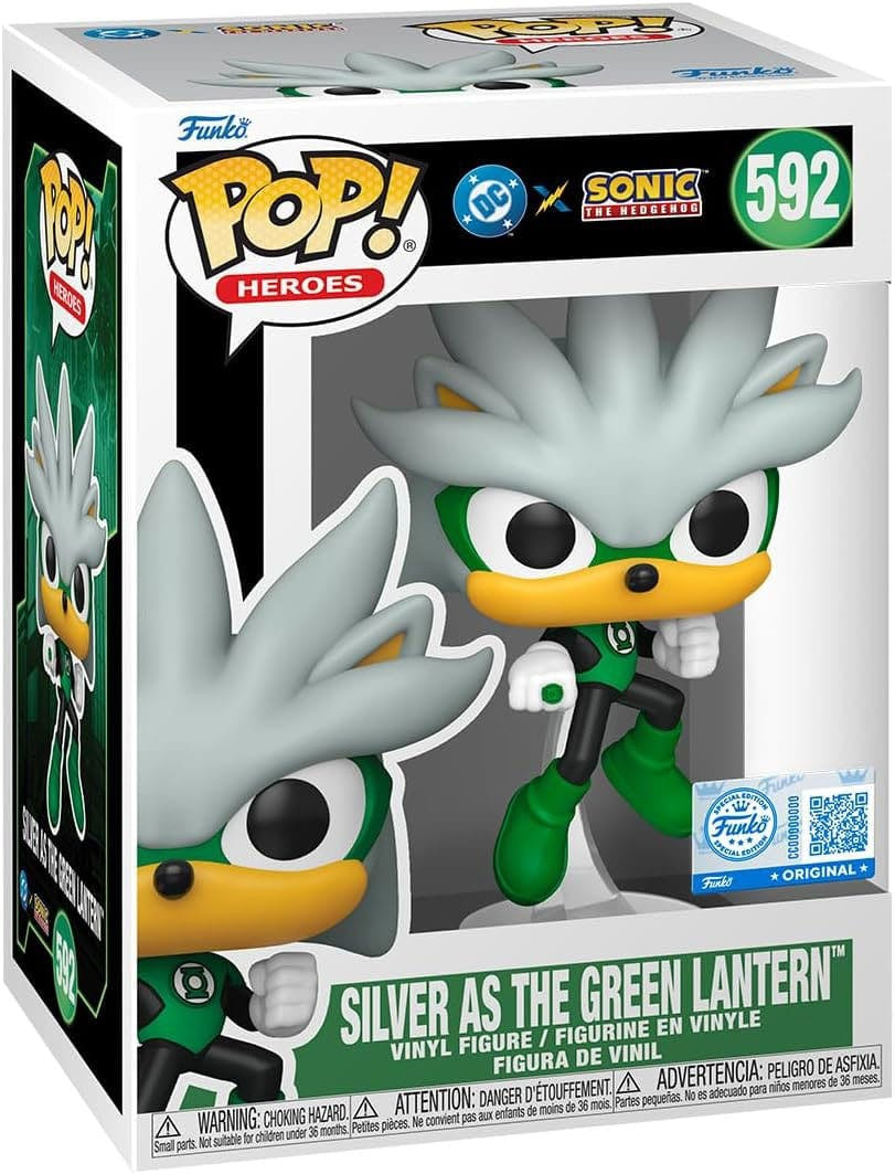 Figura POP! Movies de Vinilo Plateada, 9 cm