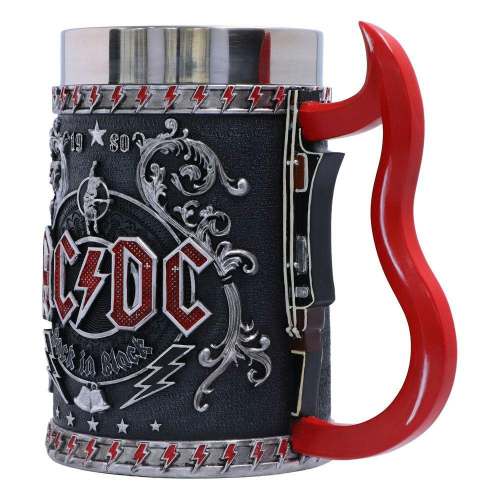 Tankard Back In Black resina 16 cm