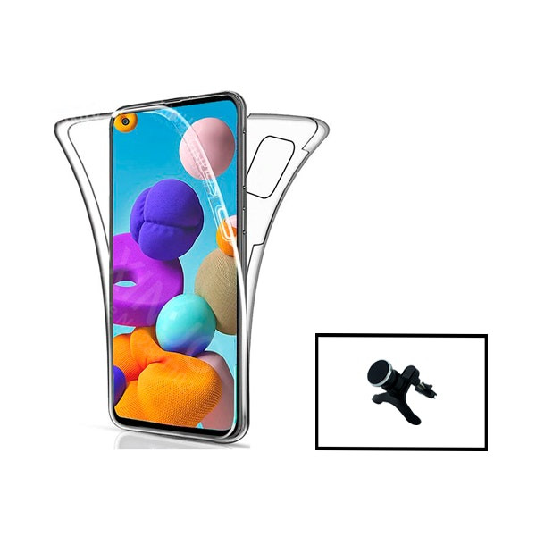 Funda 360° y Soporte Magnético de Coche para Samsung Galaxy A12