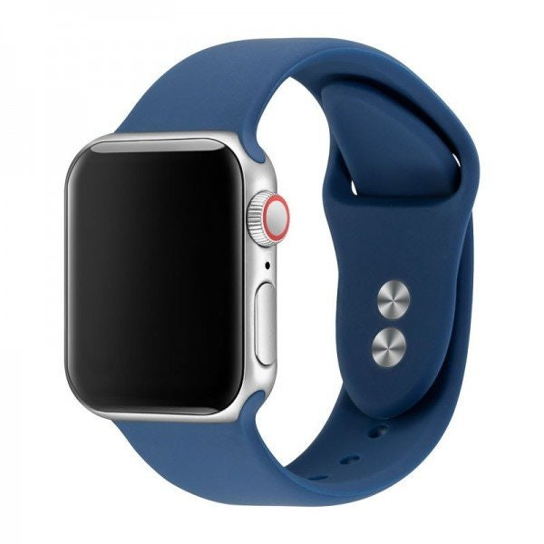 Correa SmoothSilicone compatible con Apple Watch 41mm Azul oscuro