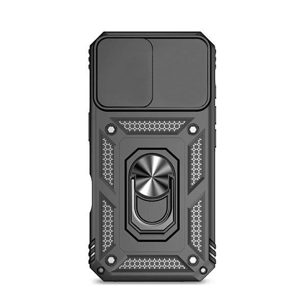 Funda Magnetic Military Defender con Anilla para iPhone 16 Plus