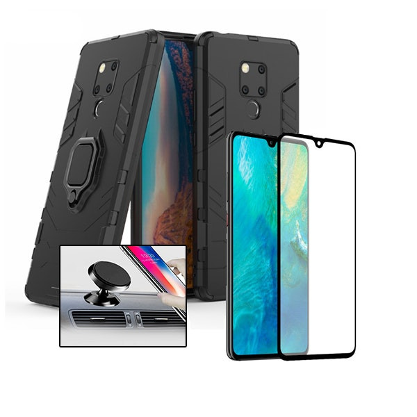 Kit Phonecare para Huawei Mate 20: vidrio, funda 3 en 1 y soporte magnético