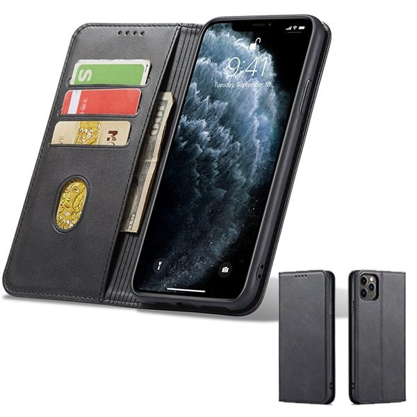 Funda Magnetic Flip Wallet para iPhone 12 Pro