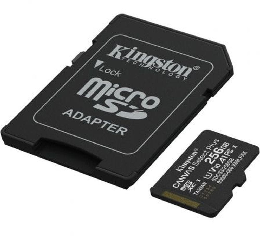 Canvas Select Plus microSD 256 GB con adaptador SD