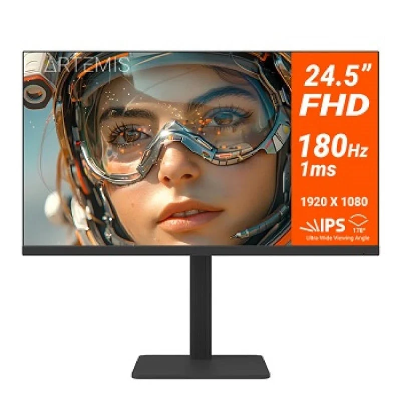 Monitor 24,5" IPS FHD 180Hz con HDMI y DP