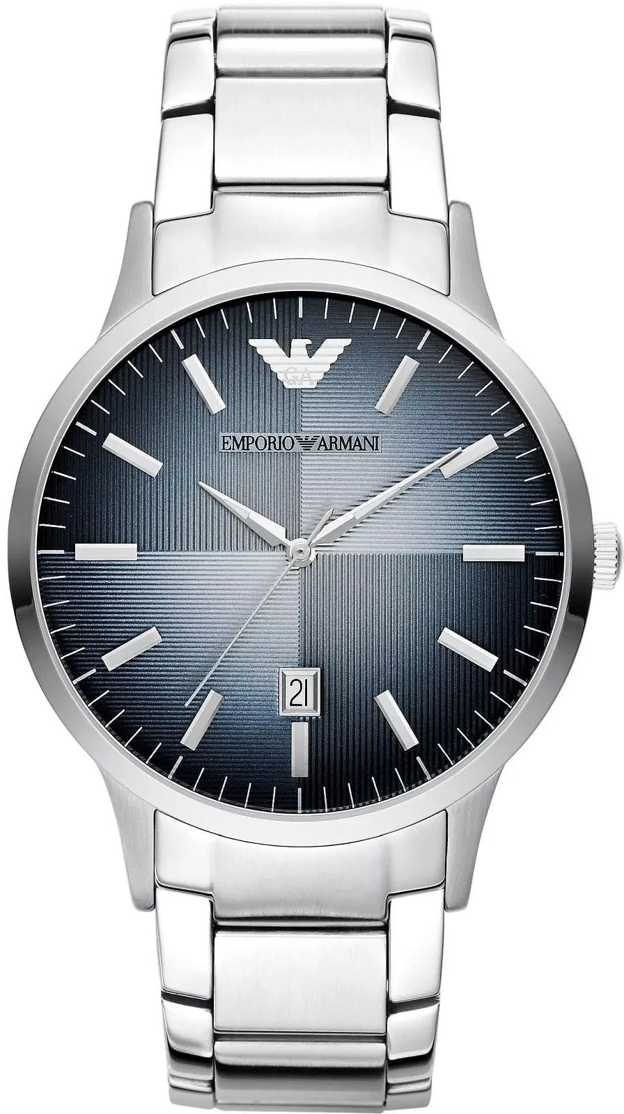 Reloj AR11182 con esfera azul y brazalete de acero inoxidable