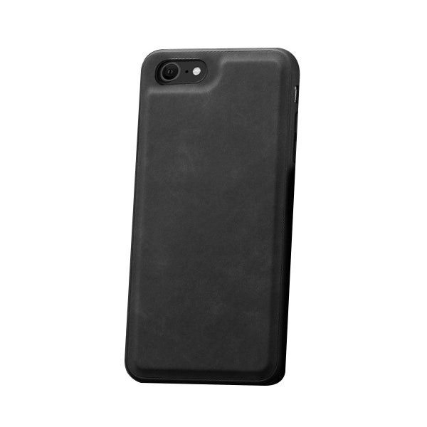 Magnetic leather case for iPhone 7 8 SE 2020 SE 2022 - Black