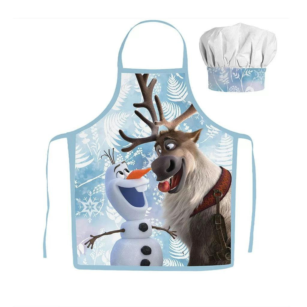 Apron and chef hat Frozen Olaf and Sven
