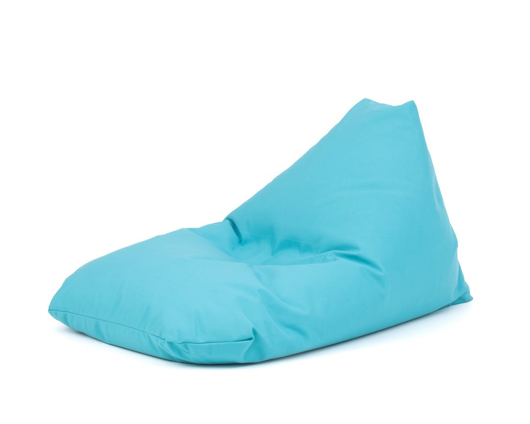 Puf grande Sunset exterior en polypropylene Verde-Água