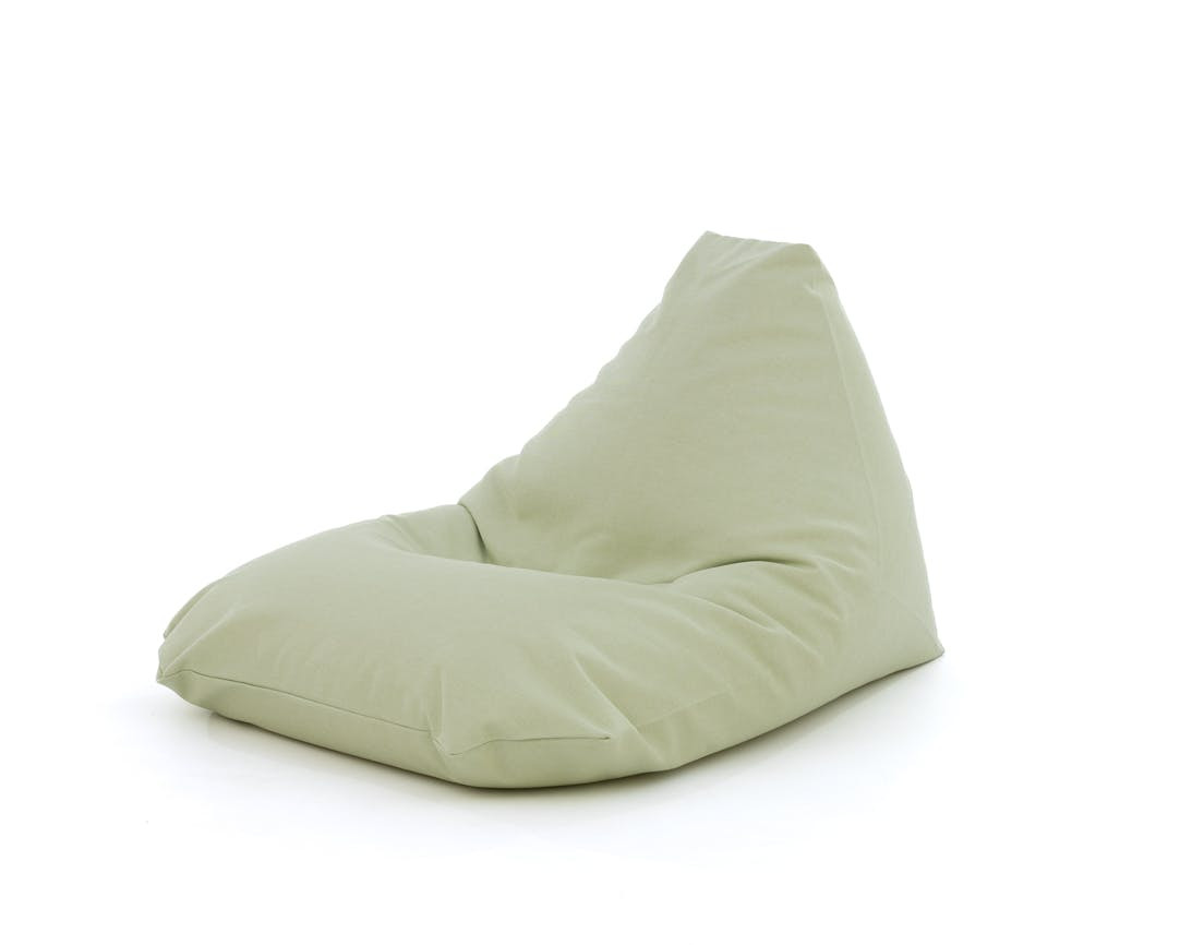 Medium ottoman cotton green