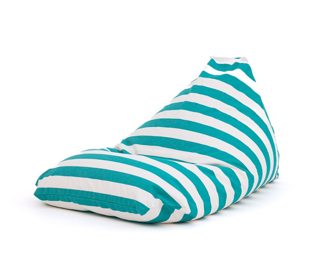 Large Nazaré beanbag in cotton canvas