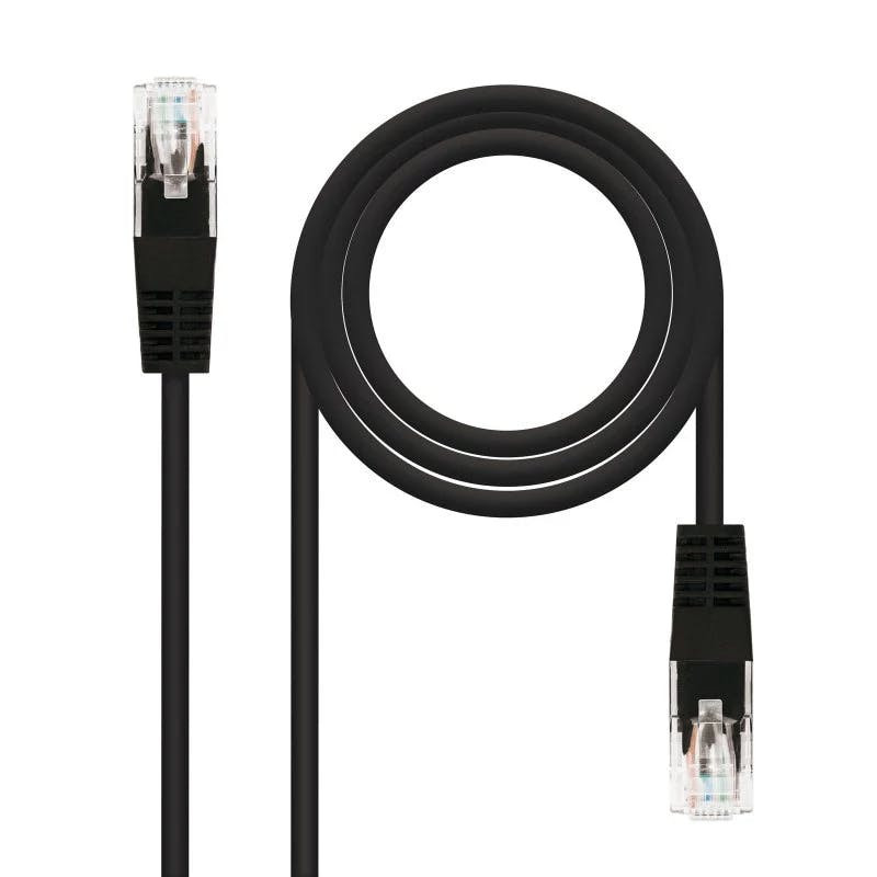 Cable de red RJ45 CAT6 UTP 0,5 m Negro