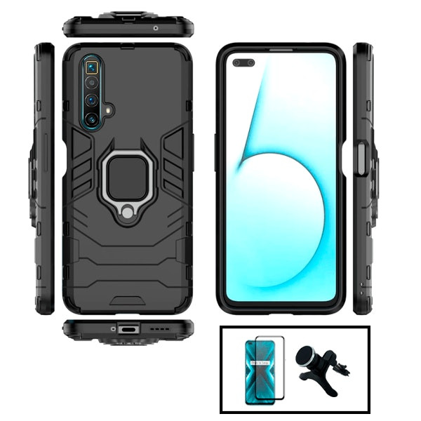 Kit Phonecare para Realme X3 Super Zoom: protector, funda 3‑en‑1 y soporte magnético