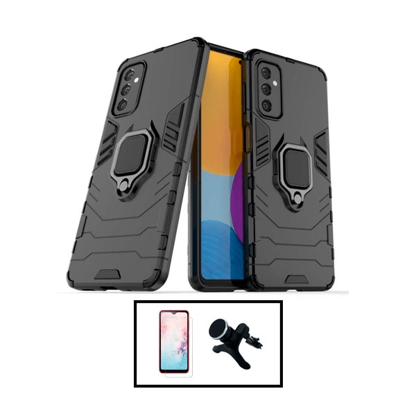 Protection kit for Samsung Galaxy M23 5G: full-cover glass, 3-in-1 case and magnetic car mount