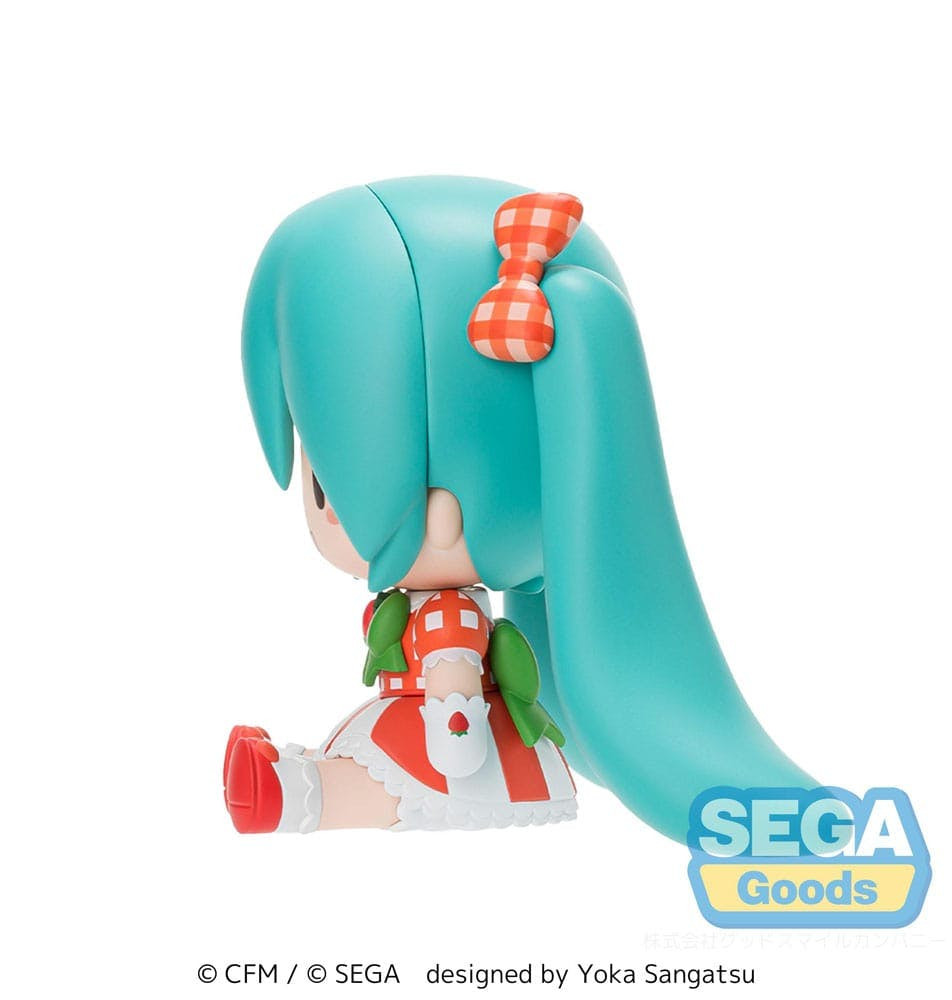 Figura chibi Hatsune Miku Fuwa Petit Love and Berry vestido fresa 8 cm