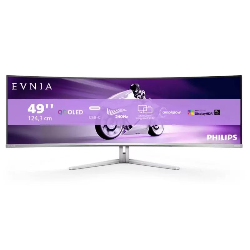 Monitor Curvo Ultrapanorámico 49" 5120x1440 240Hz FreeSync