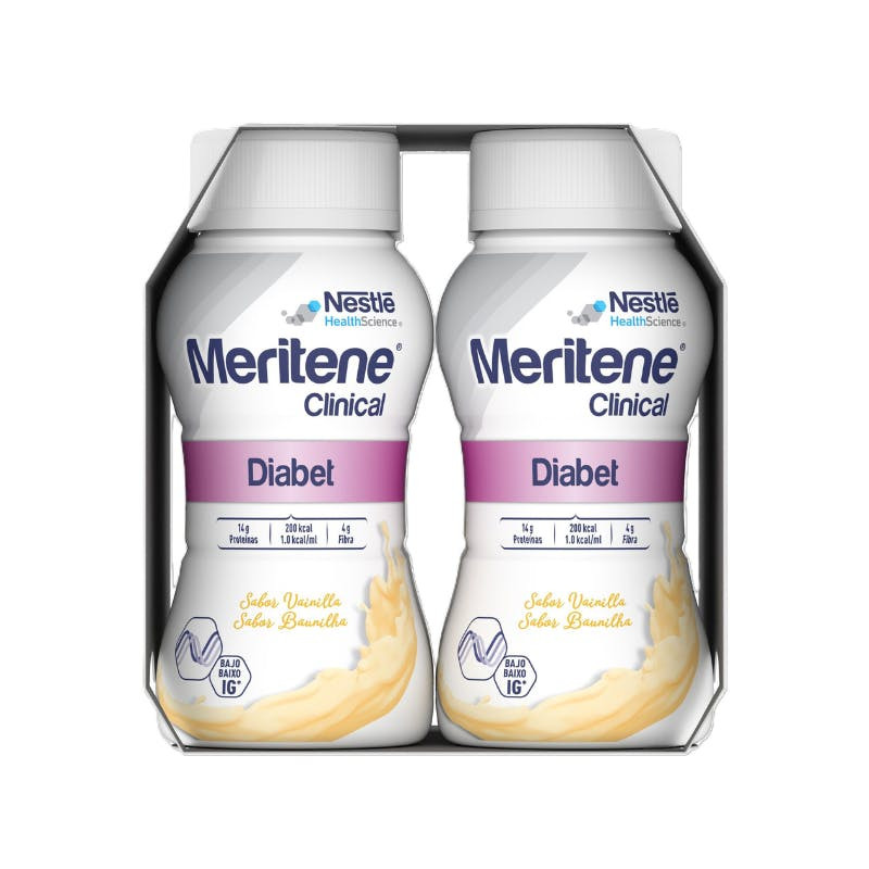Bebida nutricional lista para beber para diabetes sabor vainilla