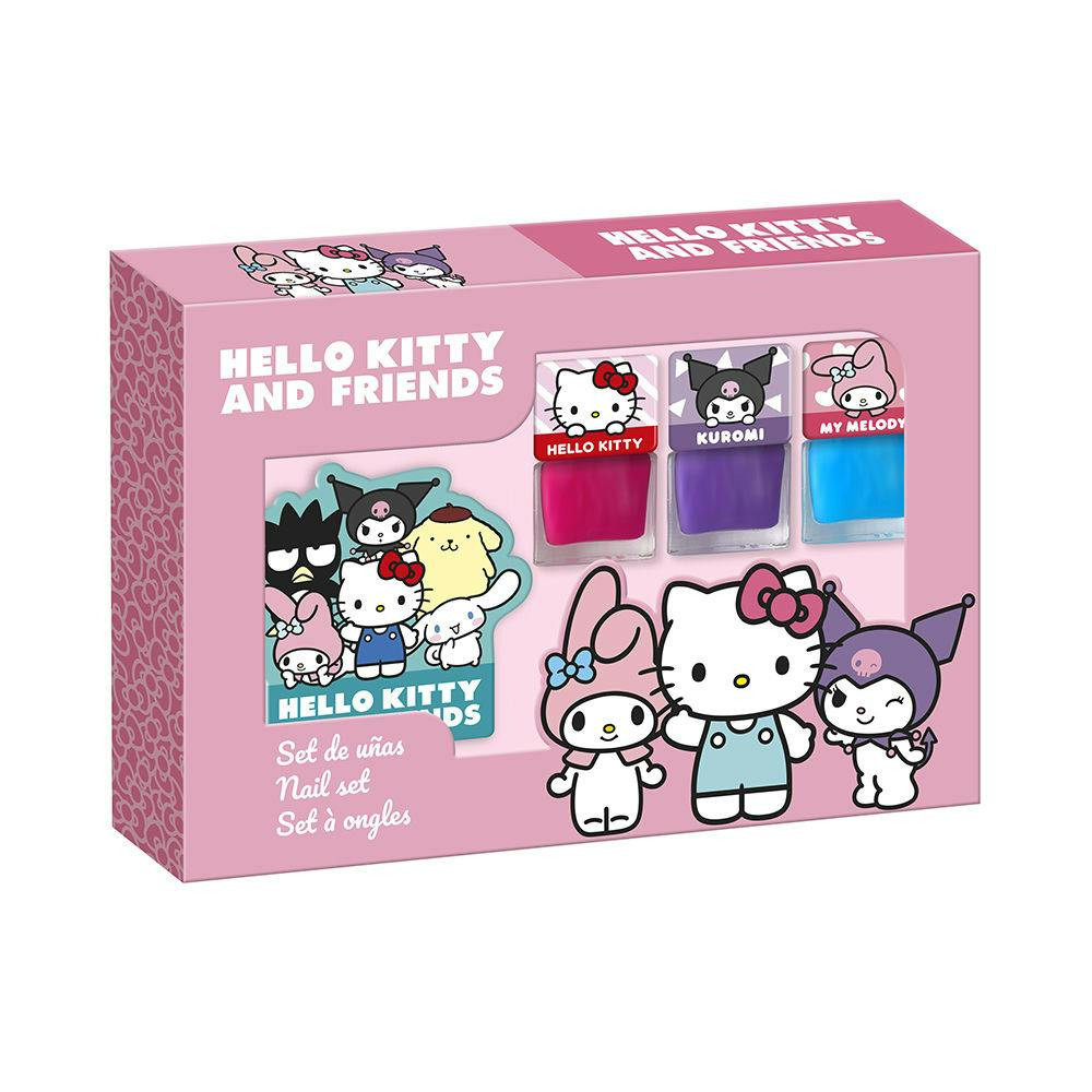 Hello Kitty and Friends nail set 3 pcs