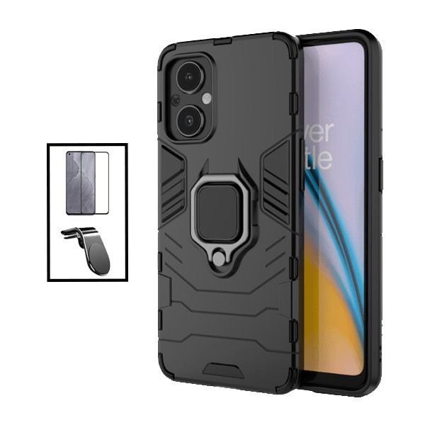 Kit Funda, Cristal Templado y Soporte Magnético para OnePlus Nord N20 5G