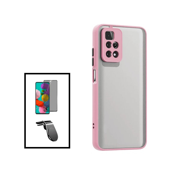 Funda antichoques y protector de privacidad para Poco X4 Pro 5G