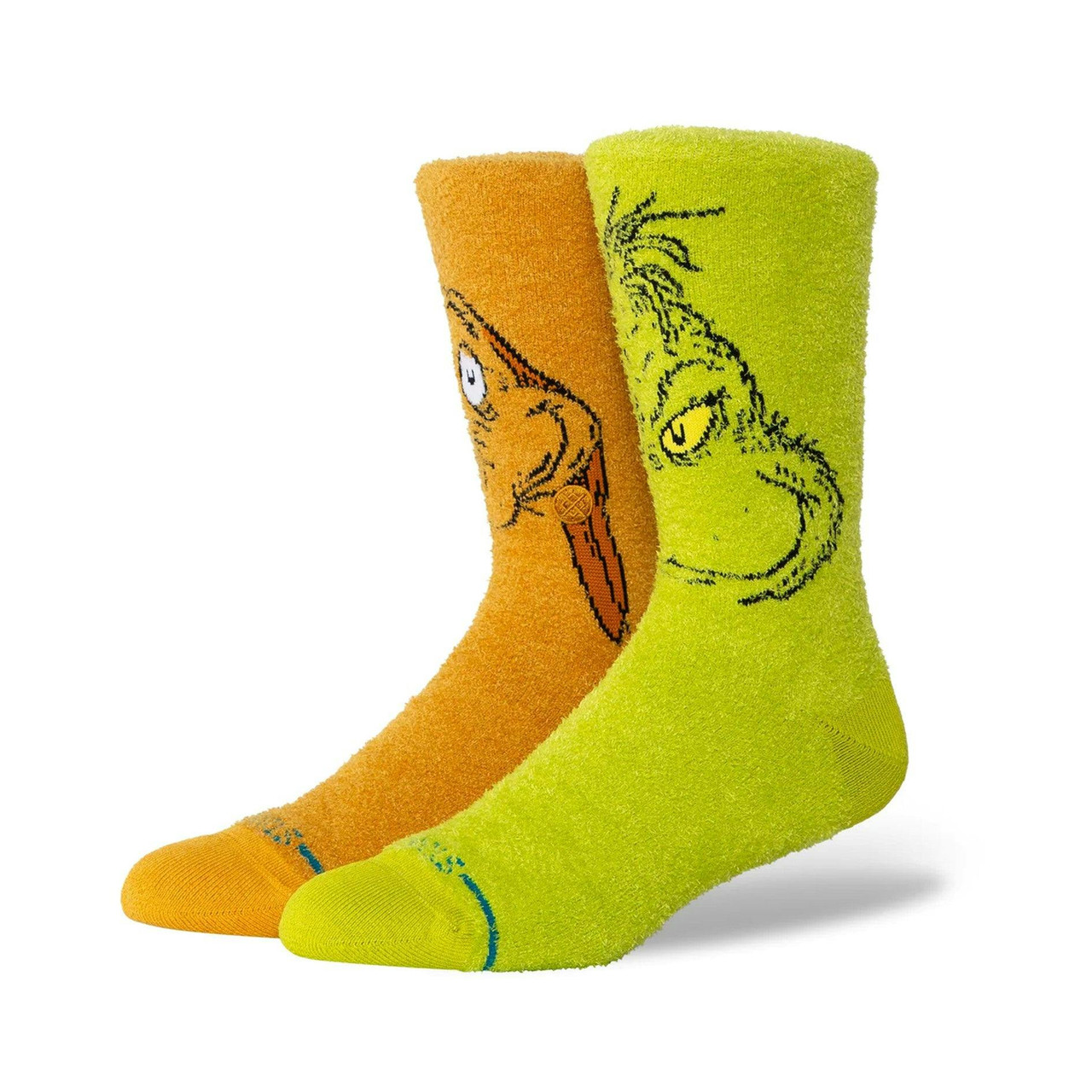 Calcetines Grinch y Max caña media