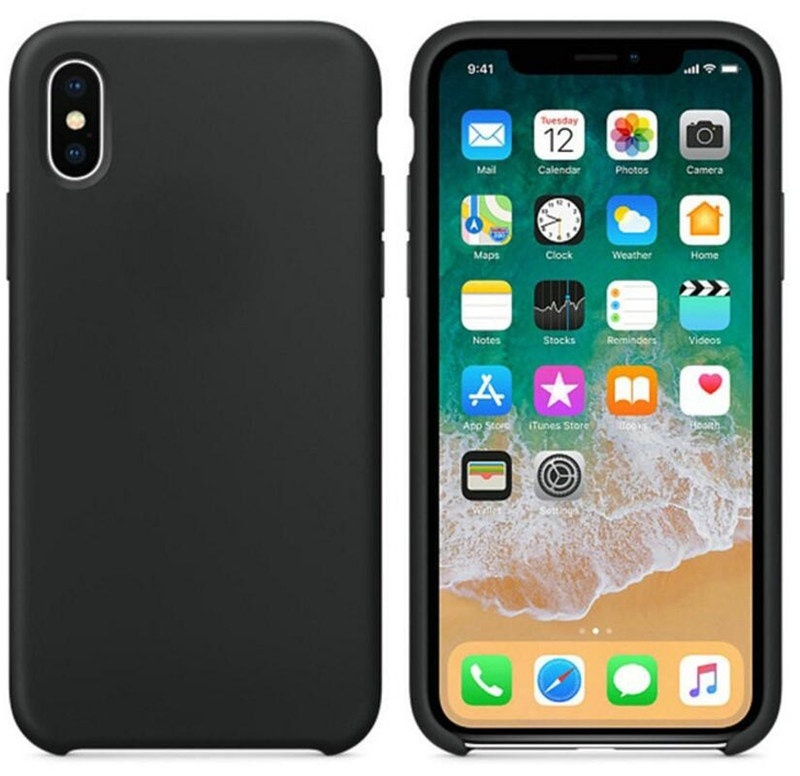 Liquid silicone case for iPhone XS Max