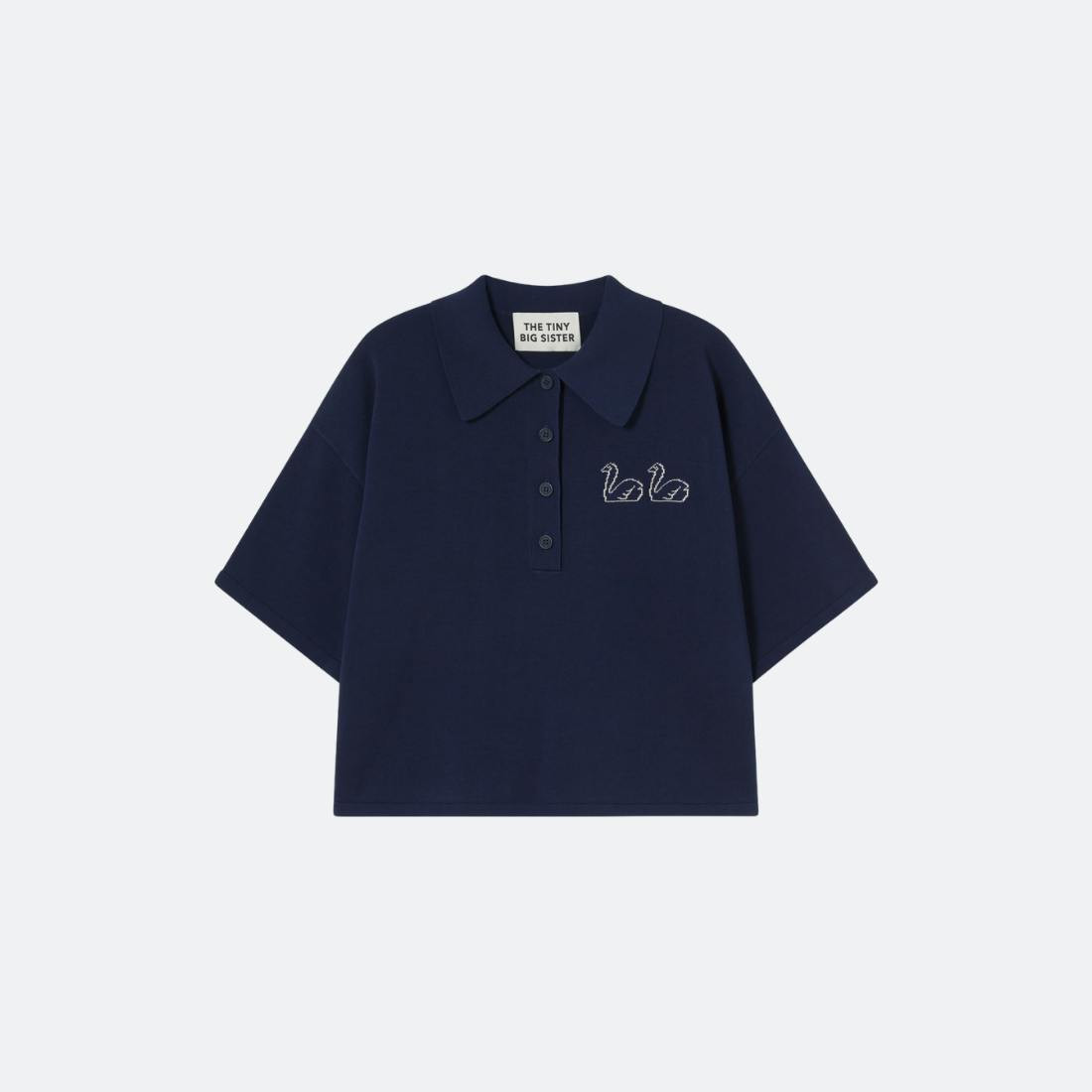 Swans Knitted Polo