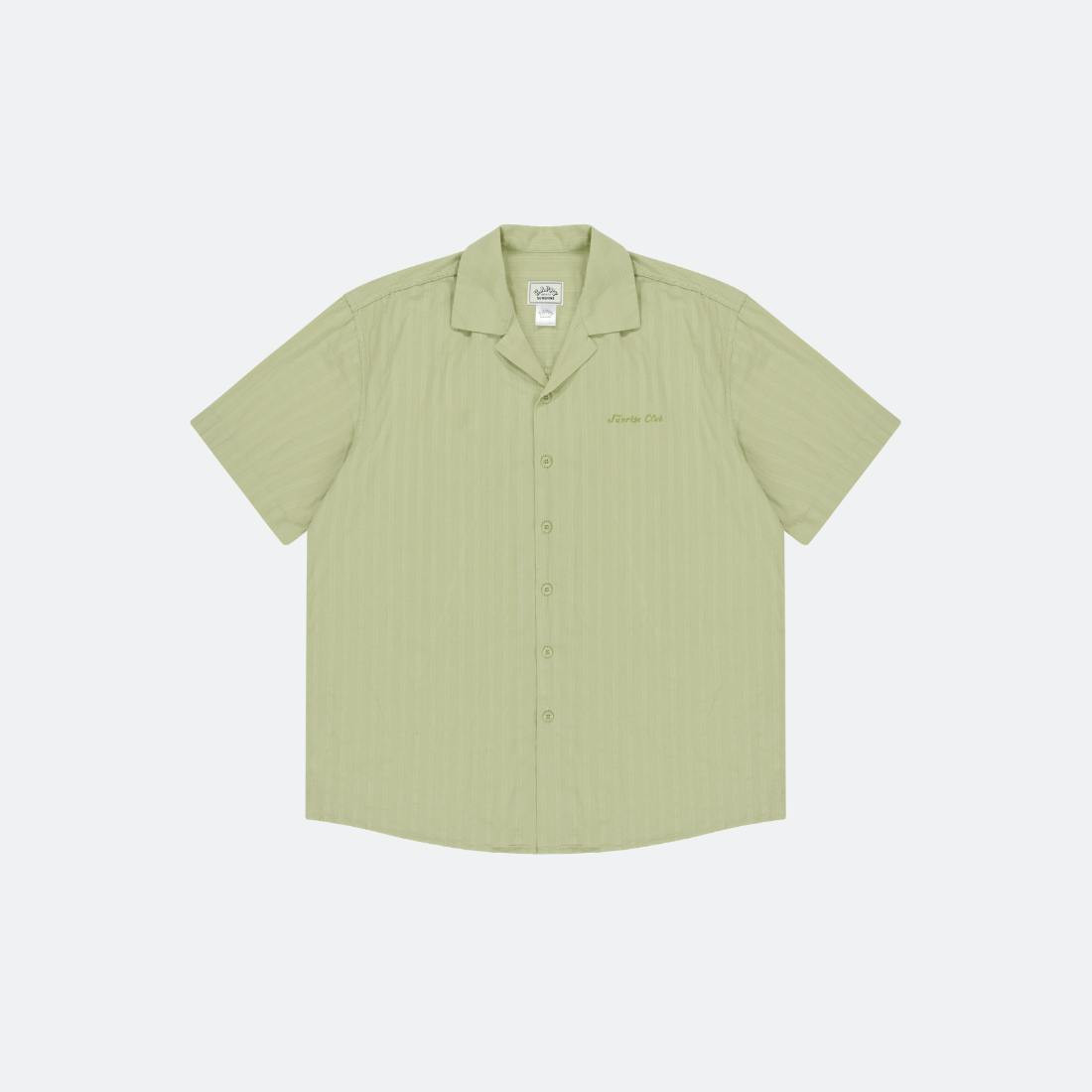 Jacquard Open Collar Shirt