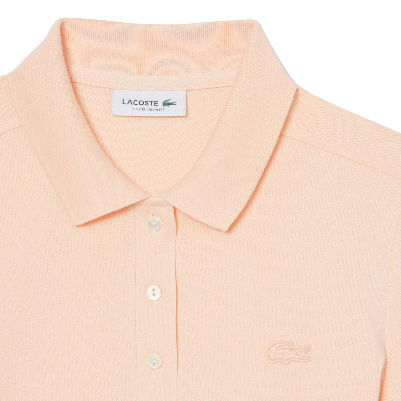 Polo slim fit en mini piqué elástico