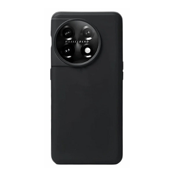 Funda de silicona líquida para OnePlus 11 - Negra