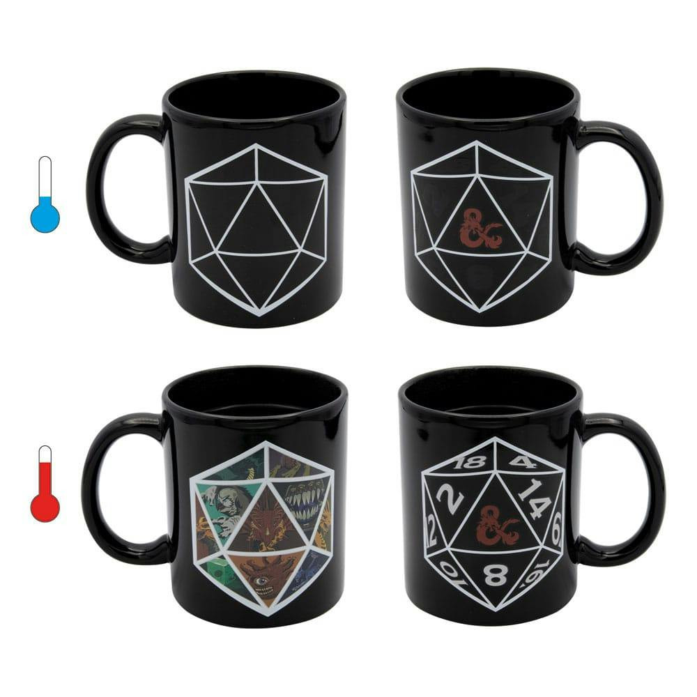 Taza Dungeons & Dragons que cambia con calor 320 ml